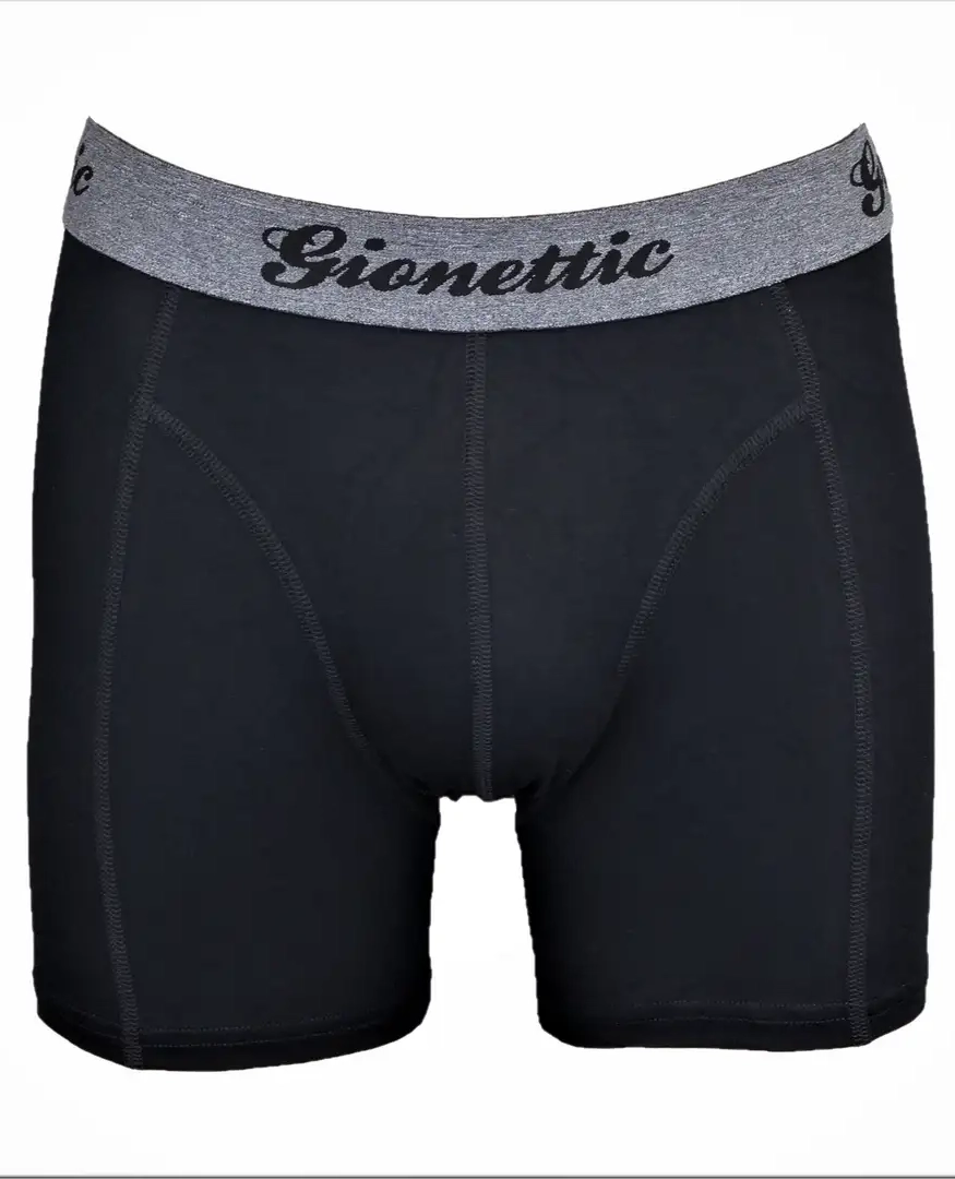 Gionettic heren boxershort Modal - Zwarte heren onderbroek