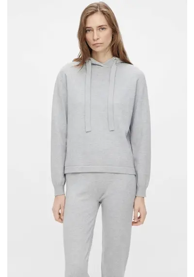 Pieces Lounge shirt / Hoodie - Grey Melange Pieces Lounge shirt / Hoodie - Grey Melange
