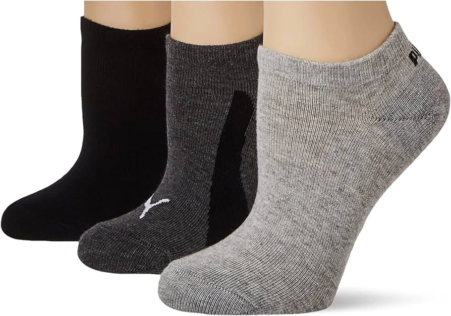 Puma 3-paar kinder sneaker sokken - combi