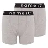 Name it 2-pak jongens boxershort - Grey