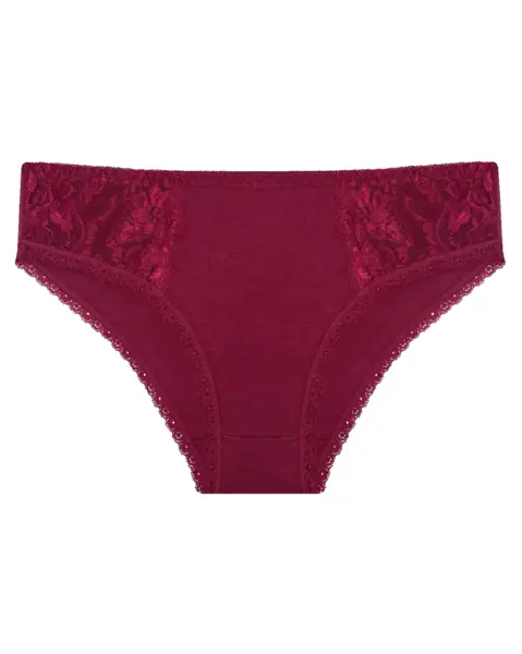 Gaubert 5-pak kanten dames heup slips - Katoenen heup dames onderbroeken katoen - Midi vrouwen ondergoed