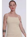 Sloggi dames hemd GO Ribbed Crop Top - Mouwloos slaapshirt