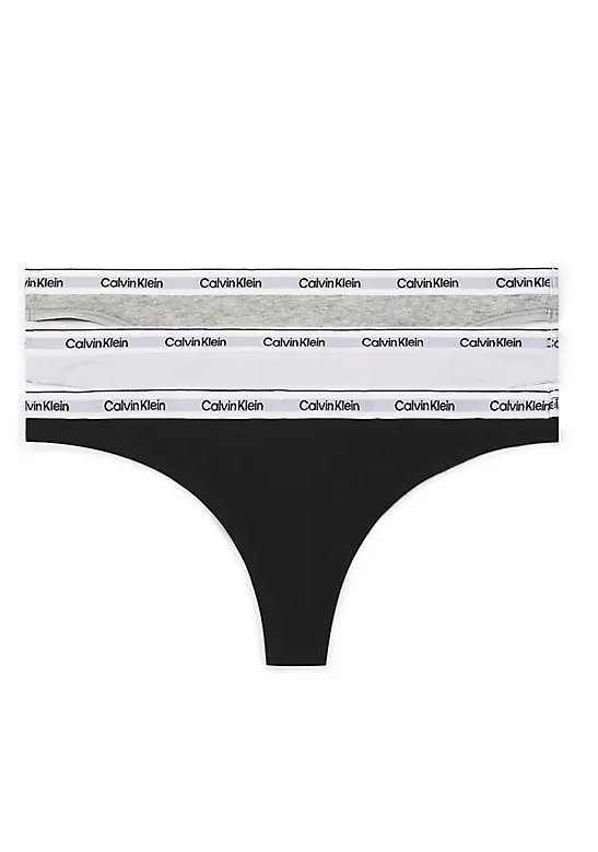 Calvin Klein 3-pack strings - Thong 3PK