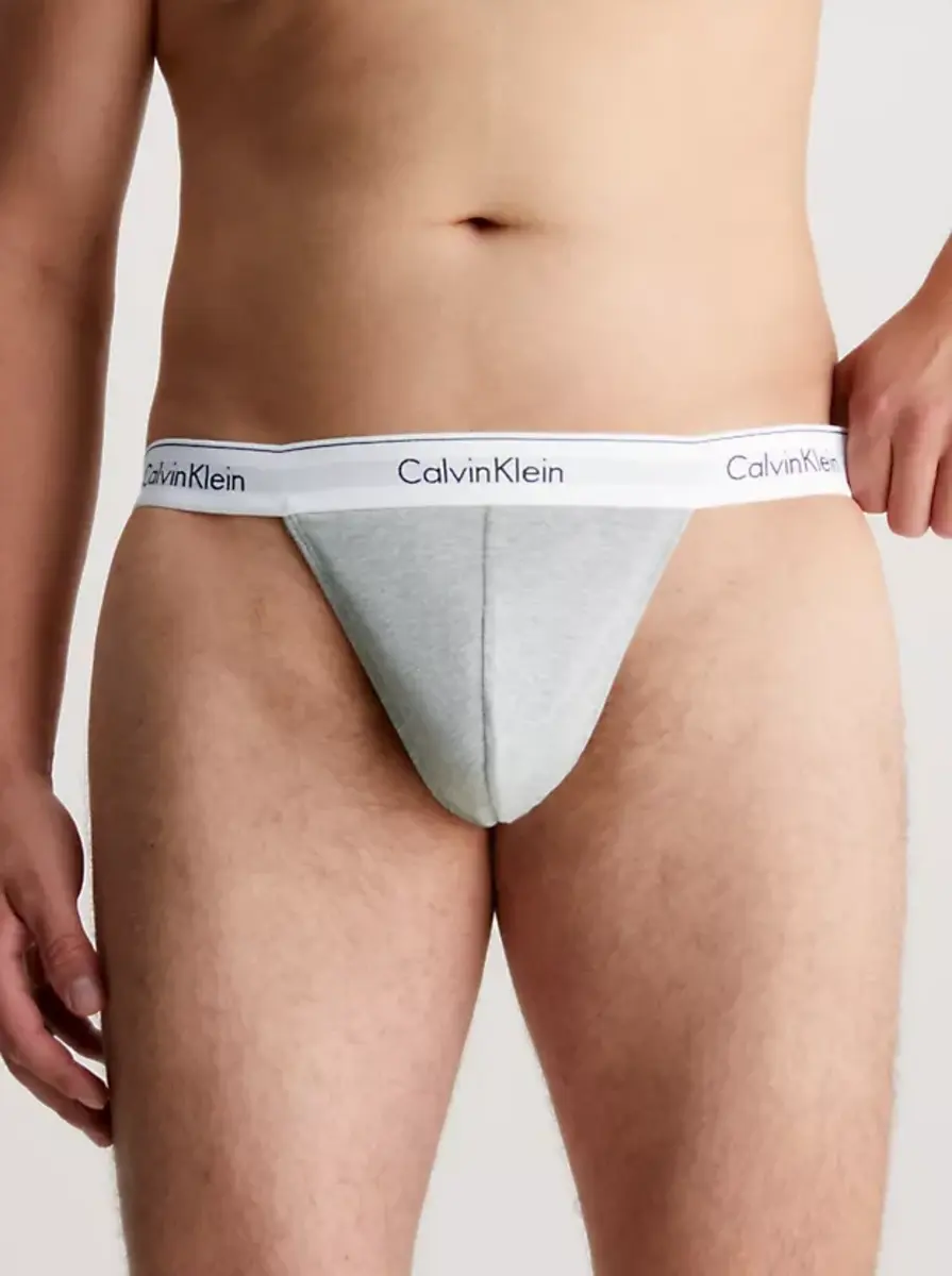 Calvin Klein 3-Pack heren Strings - Cotton Stretch - Katoenen tanga heren strings - Thong