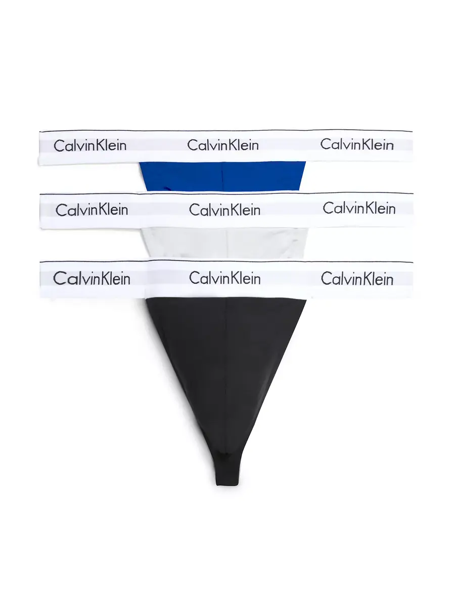 Calvin Klein 3-Pack heren Strings - Cotton Stretch - Katoenen tanga heren strings - Thong