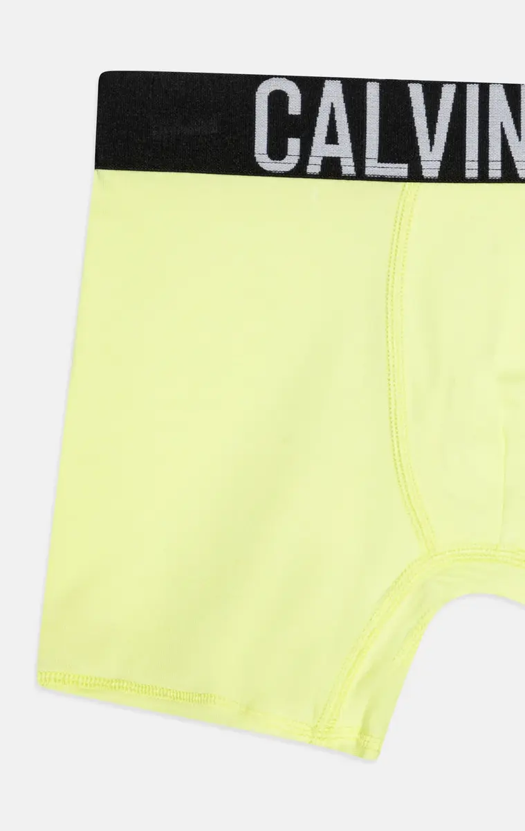 Calvin Klein 2-Pack jongens boxershort - Sunny Lime - Katoenen jongens onderbroeken Calvin Klein 2-Pack jongens boxershort - Sunny Lime - Katoenen jongens onderbroeken