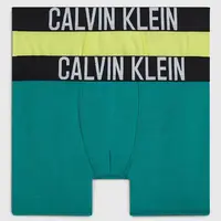 Calvin Klein 3-Pack jongens boxershort - Sunny Lime