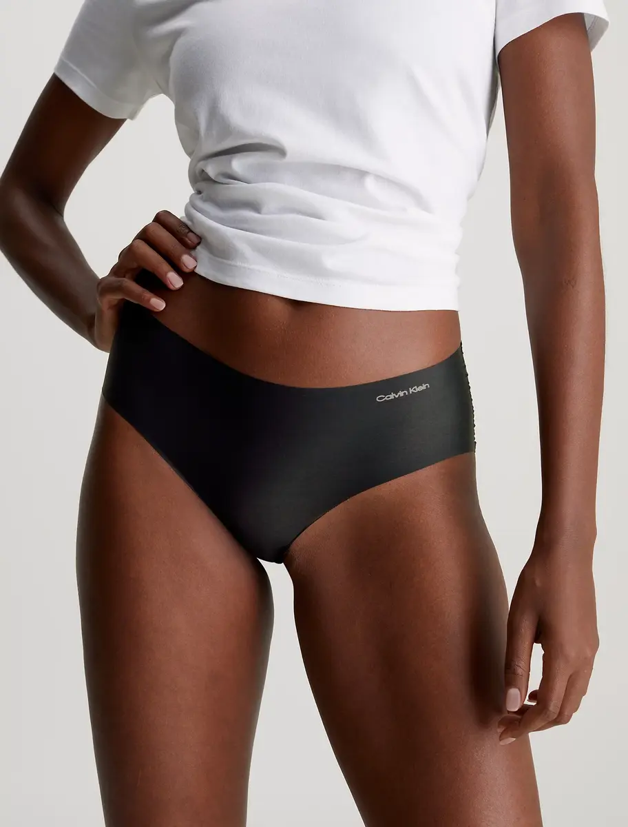 Calvin Klein 3-pack naadloze hipster - Invisible shorts seamless - Zwart