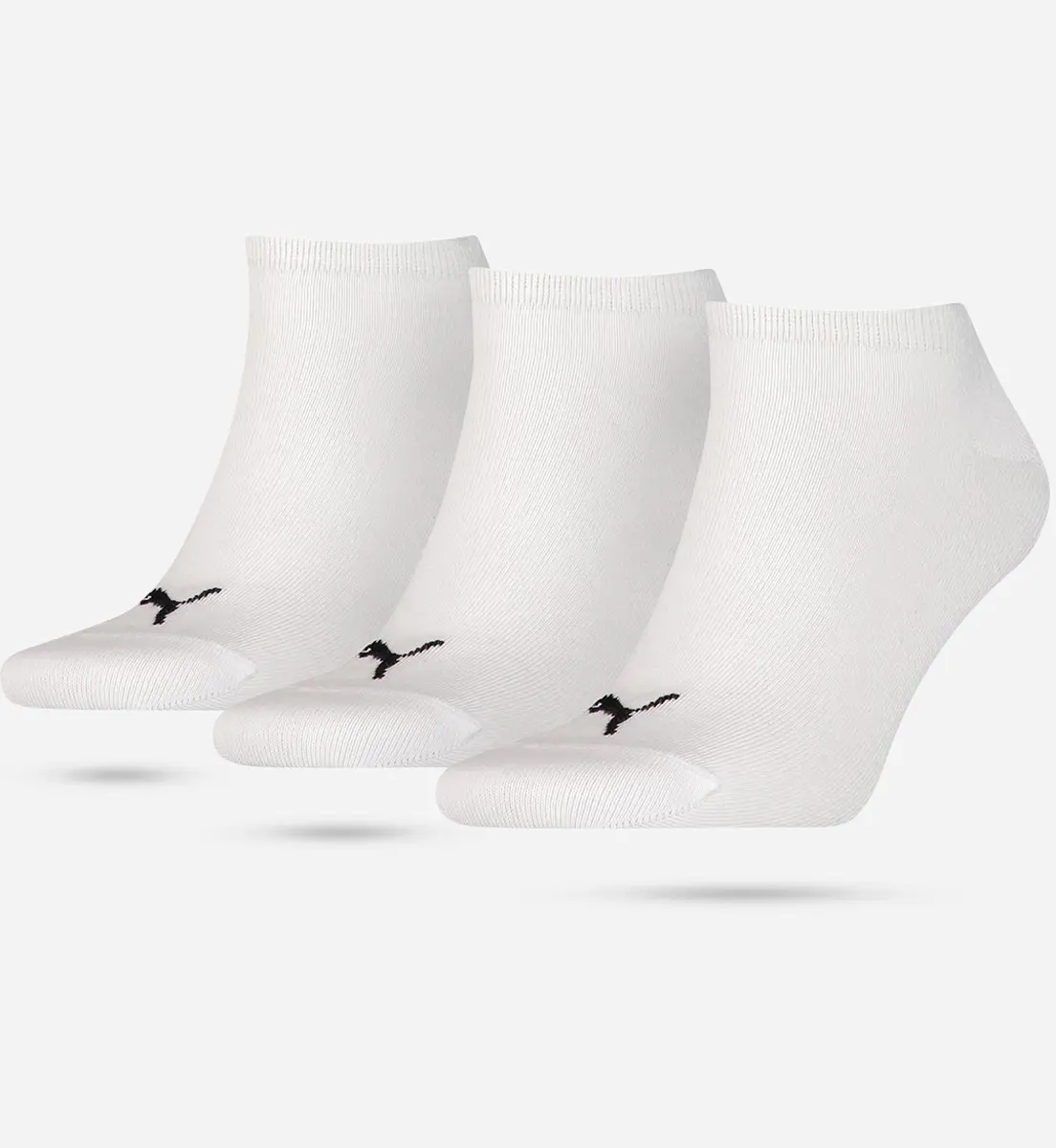 Puma 3-Paar Sneaker sokken - Katoen - Invisible - Lage enkelsokken voor dames en heren