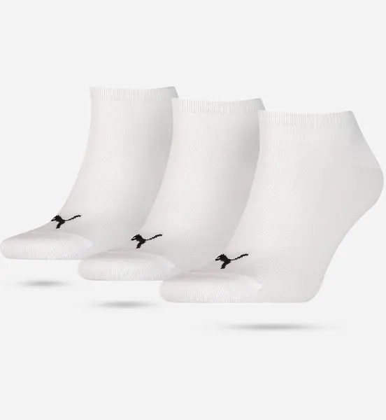 Puma 3-Paar Sneaker sokken - Katoen - Invisible - Lage enkelsokken voor dames en heren Puma 3-Paar Sneaker sokken - Katoen - Invisible - Lage enkelsokken voor dames en heren