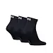 Puma 3-paar Quarter sokken - Elastisch katoenen sokken voor dames en heren - Zwart - Grijs - wit - Blauw - Zwart