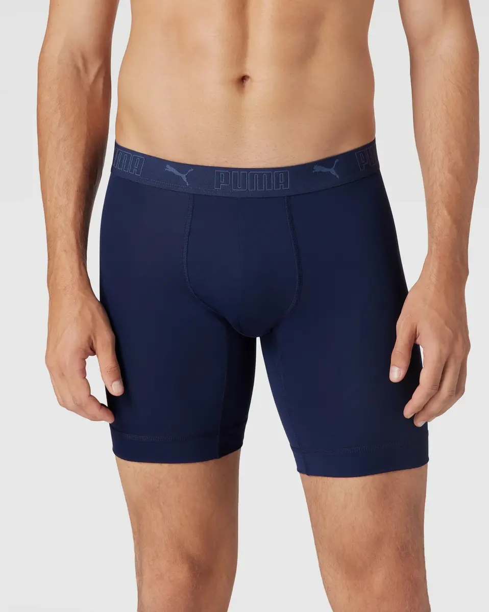 Puma 2-pack extra lange pijpjes boxershort heren - Microfiber heren ondergoed - Kruipt niet op - Tegen schurende benen - Sport ondergoed mannen Puma 2-pack extra lange pijpjes boxershort heren - Microfiber heren ondergoed - Kruipt niet op - Tegen schurende benen - Sport ondergoed mannen