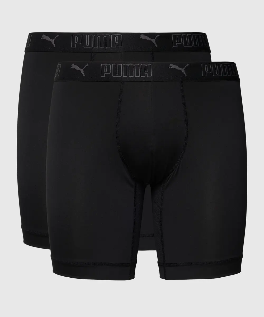 Puma 2-pack extra lange pijpjes boxershort heren - Microfiber heren ondergoed - Kruipt niet op - Tegen schurende benen - Sport ondergoed mannen Puma 2-pack extra lange pijpjes boxershort heren - Microfiber heren ondergoed - Kruipt niet op - Tegen schurende benen - Sport ondergoed mannen