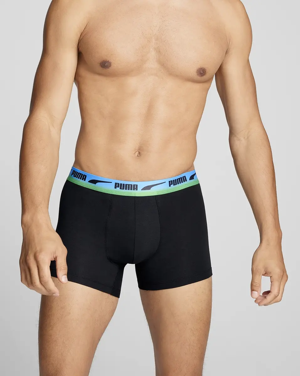 Puma Heren Boxershort 2-pak- Gradient - Maat S Puma Heren Boxershort 2-pak- Gradient - Maat S