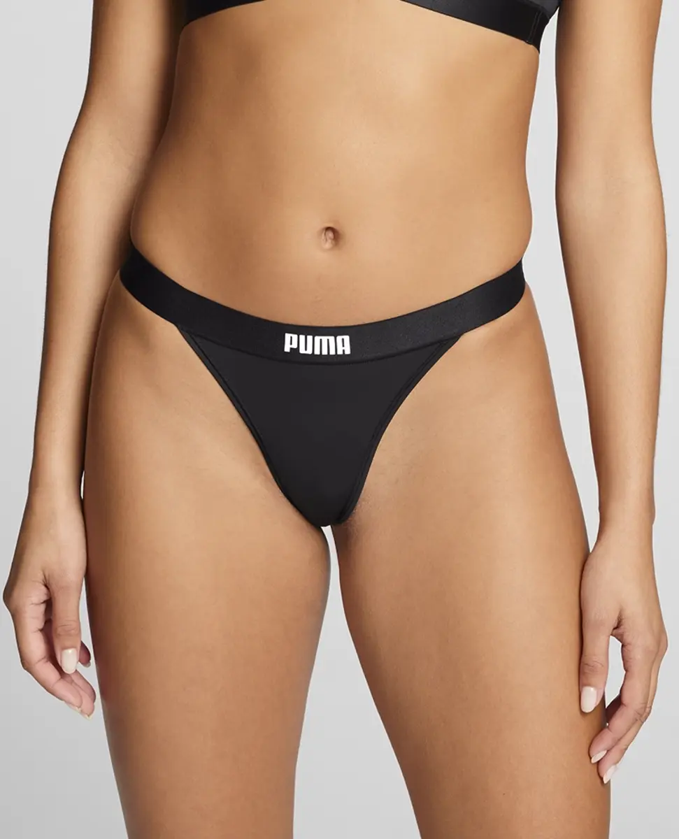 Puma 2-Pack dames Tanga strings - Naadloos microfiber dames strings - Schijnt niet door