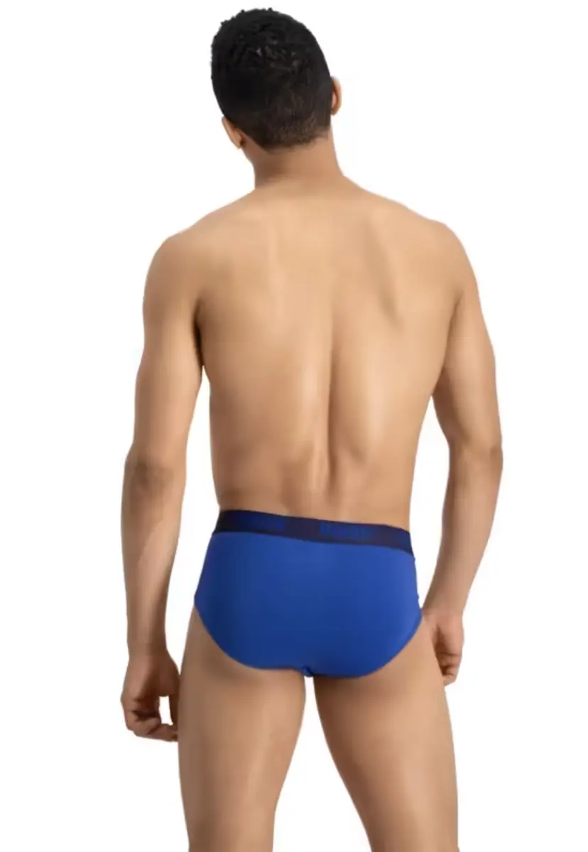 Puma Heren slips 2-pak- Everyday Brief - Katoenen heren slips met elastische band Puma Heren slips 2-pak- Everyday Brief - Katoenen heren slips met elastische band