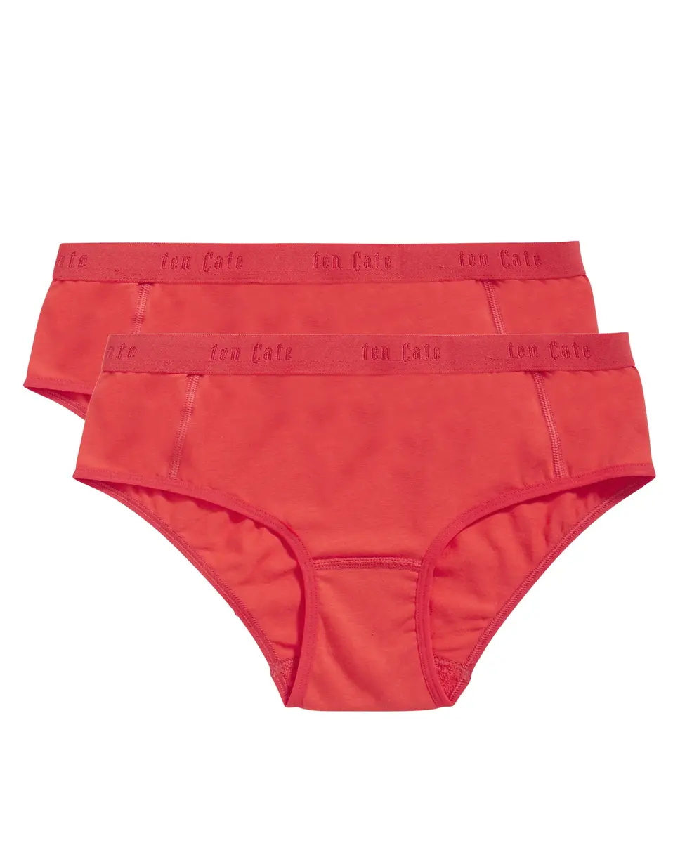 Ten Cate 2-pak meisjes Hipsters Organic 31985 - Meisjes onderbroek Biologisch katoen Ten Cate 2-pak meisjes Hipsters Organic 31985 - Meisjes onderbroek Biologisch katoen