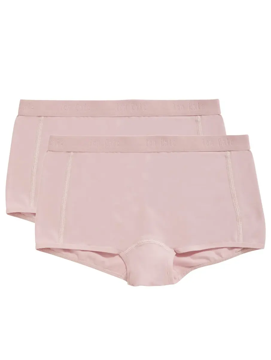 Ten Cate 2-pak meisjes boxershorts Organic 31986 - Meisjes ondergoed biologisch katoen Ten Cate 2-pak meisjes boxershorts Organic 31986 - Meisjes ondergoed biologisch katoen
