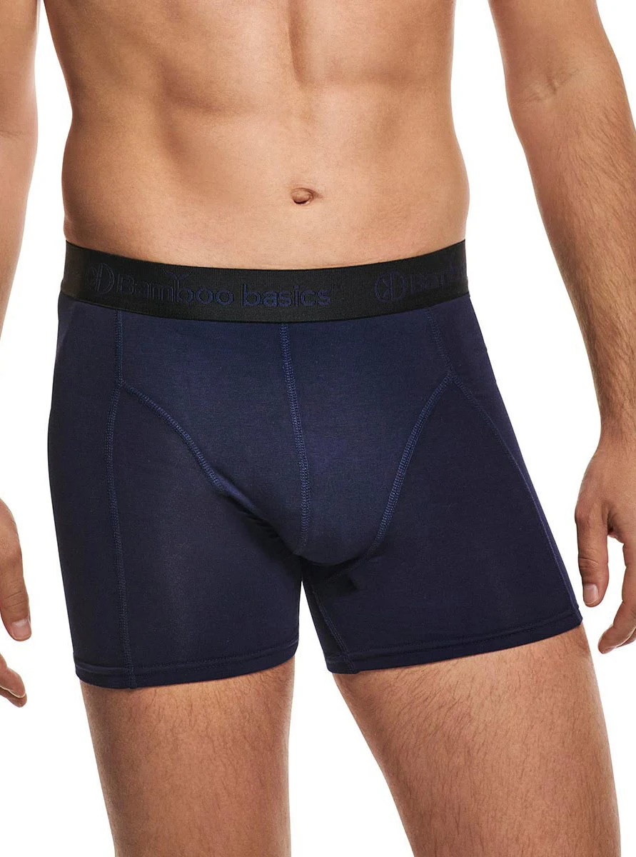 Bamboo Basics 3-pak heren boxershorts - Rico - Bamboe ondergoed heren - Onderbroek lange pijpjes - Huidvriendelijk
