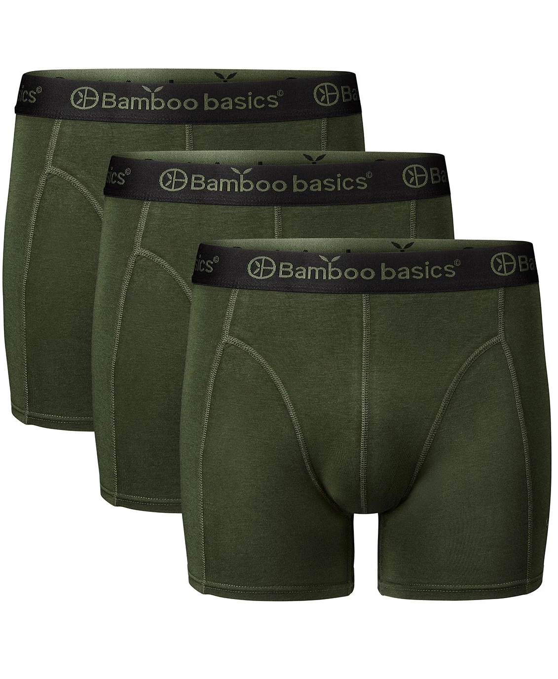 Bamboo Basics 3-pak heren boxershorts - Rico - Bamboe ondergoed heren - Onderbroek lange pijpjes - Huidvriendelijk