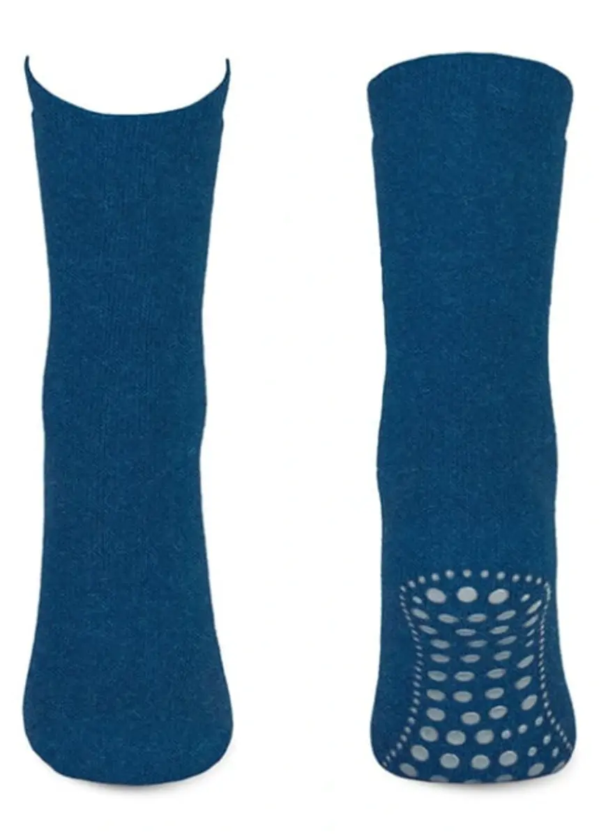 Basset Antislip sokken met ABS noppen 1 paar - Katoenen Grip sokken - Tegen uitglijden Basset Antislip sokken met ABS noppen 1 paar - Katoenen Grip sokken - Tegen uitglijden