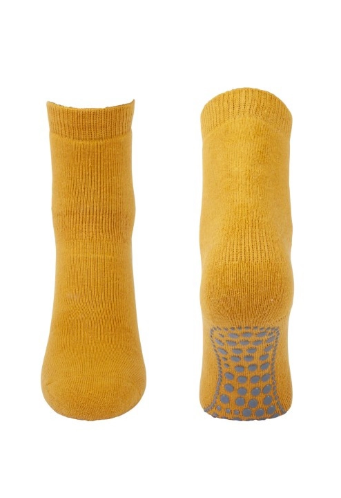 Basset Antislip sokken met ABS noppen 1 paar - Katoenen Grip sokken - Tegen uitglijden