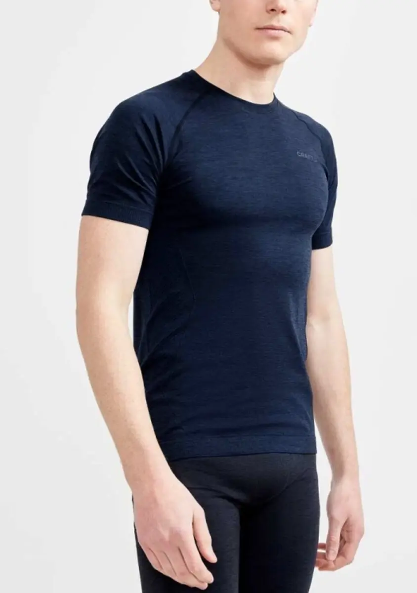 Craft Thermoshirt heren korte mouw - Core dry active - Baselayer thermisch sport shirt heren - Thermo kleding heren Craft Thermoshirt heren korte mouw - Core dry active - Baselayer thermisch sport shirt heren - Thermo kleding heren