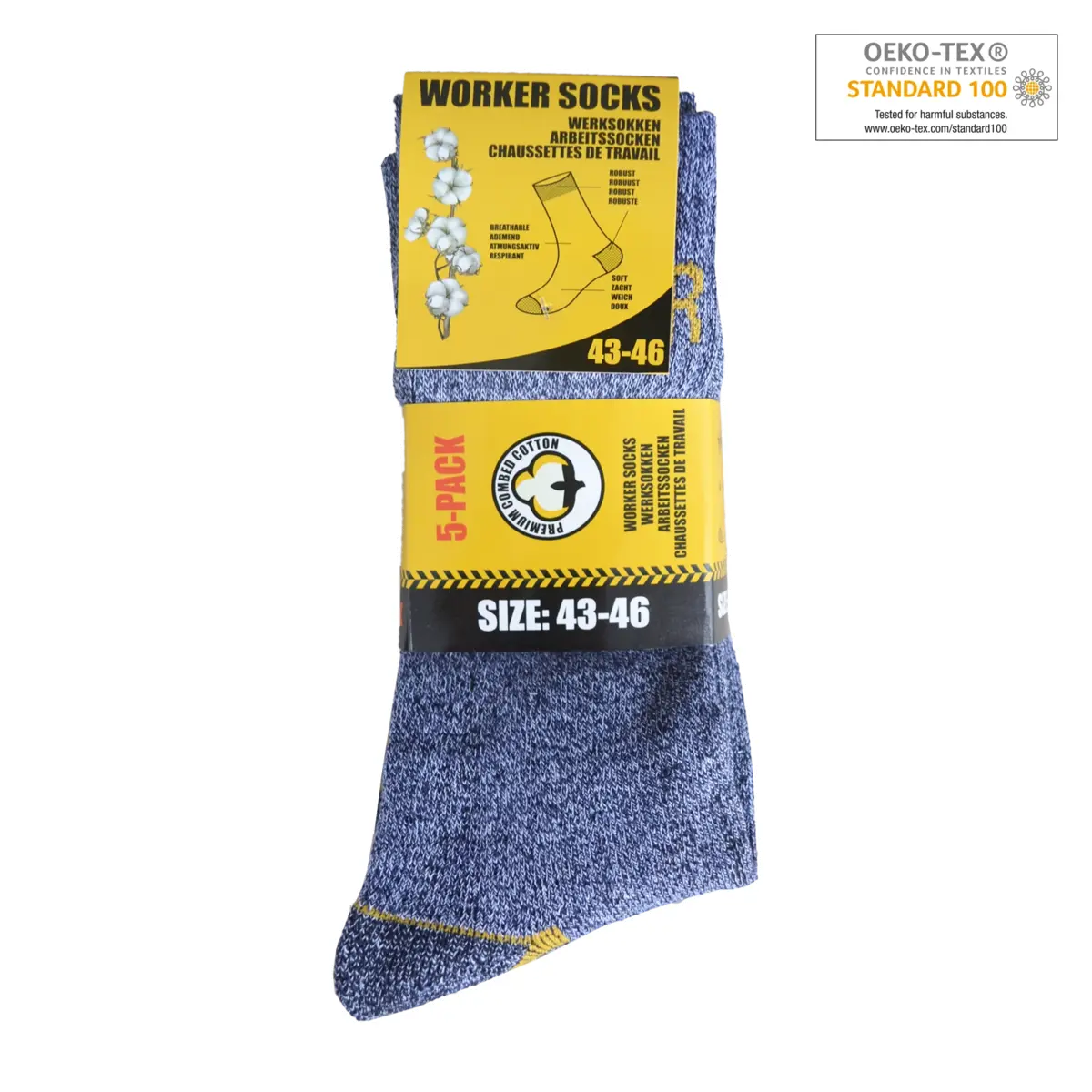 Gianvaglia 10-pak werksokken heren 101/103 - Stevige warme sokken - Elastische boord Gianvaglia 10-pak werksokken heren 101/103 - Stevige warme sokken - Elastische boord