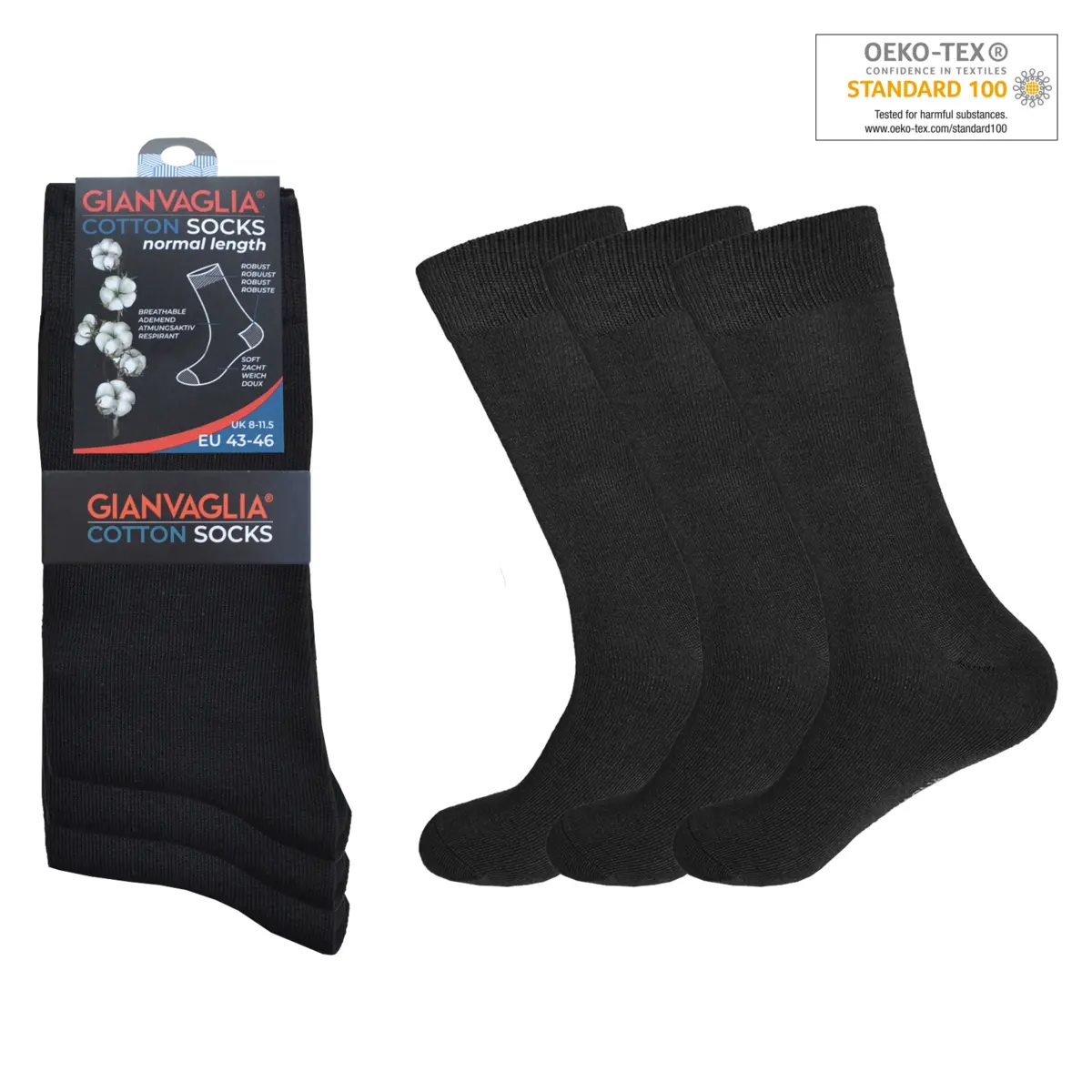 Gianvaglia 12-paar sokken dames & heren - Katoenen Goedkope sokken - Multipack witte sokken heren en dames Gianvaglia 12-paar sokken dames & heren - Katoenen Goedkope sokken - Multipack witte sokken heren en dames