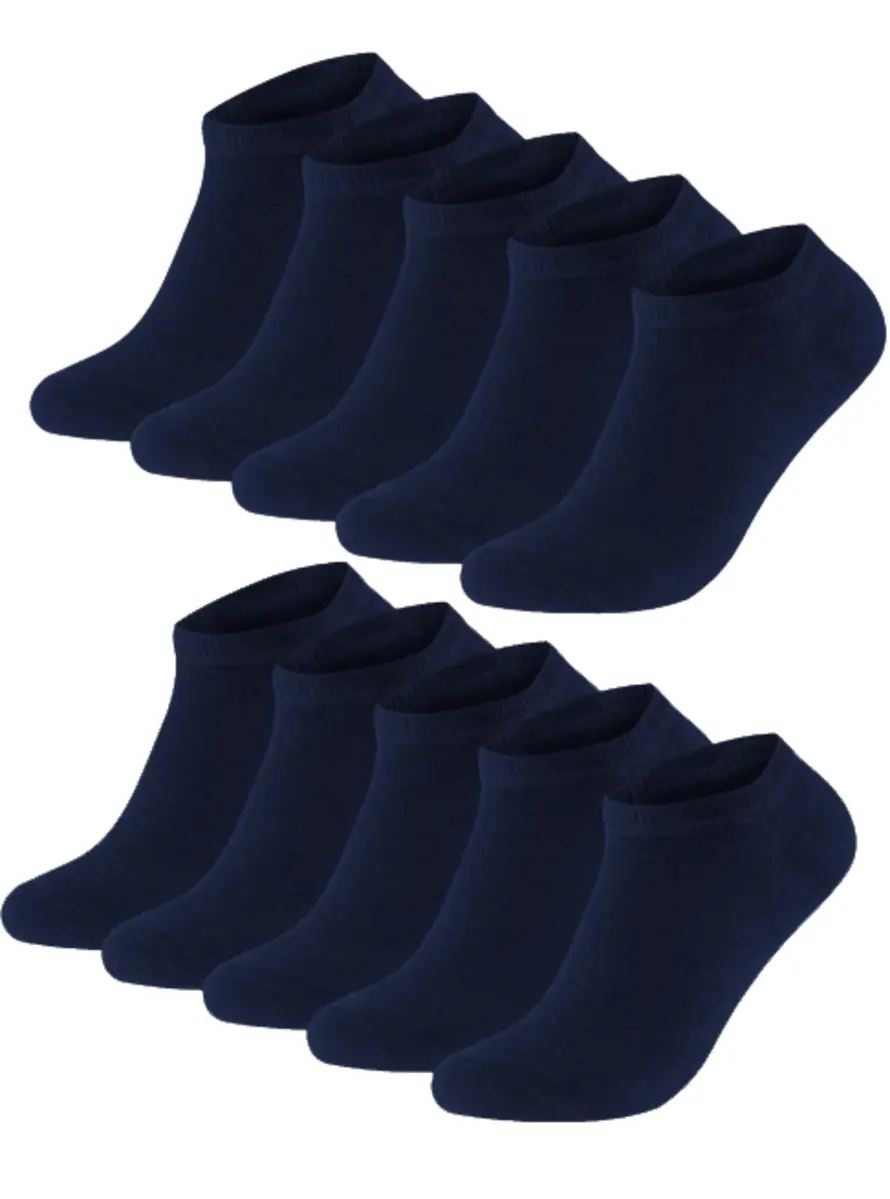 Gianvaglia 10-paar sneaker sokken  - Korte sokken - Katoenen enkelsokken