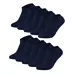 Gianvaglia 10-paar sneaker sokken  - Korte sokken - Katoenen enkelsokken - Donkerblauw