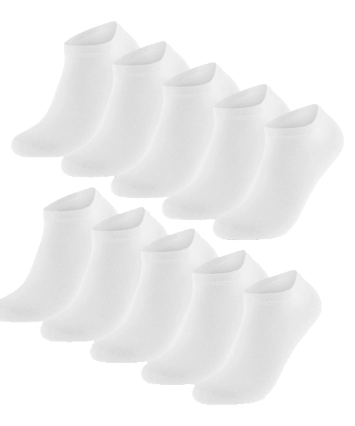Gianvaglia 10-paar sneaker sokken - Korte sokken - Katoenen enkelsokken