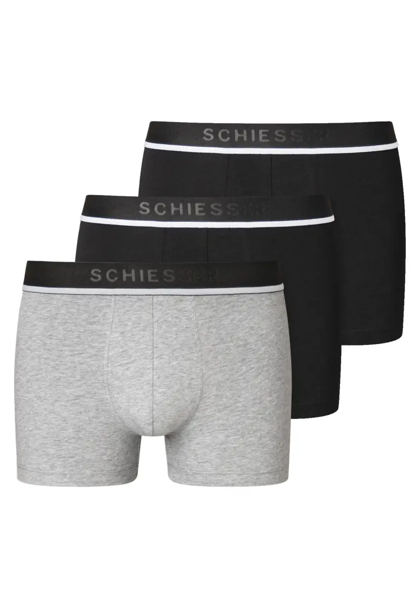 Schiesser 3-pack heren boxershorts 95/5 - Biologisch katoen - Heren ondergoed - Heren onderbroek mulitpack Schiesser 3-pack heren boxershorts 95/5 - Biologisch katoen - Heren ondergoed - Heren onderbroek mulitpack