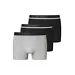 Schiesser 3-pack heren boxershorts 95/5 - Biologisch katoen - Heren ondergoed - Heren onderbroek mulitpack - Zwart/Grijs