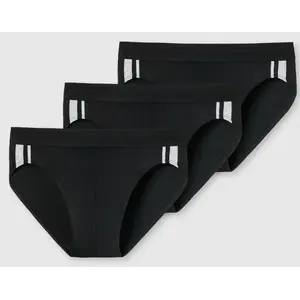 Schiesser 3-pack heren Rio slip 95/5 - Stripe - Hoog opgesneden heren onderbroek - Stoffen band - Biologisch katoen Schiesser 3-pack heren Rio slip 95/5 - Stripe - Hoog opgesneden heren onderbroek - Stoffen band - Biologisch katoen