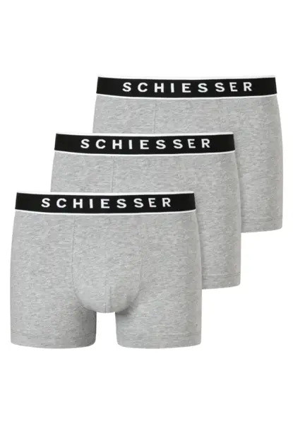 Schiesser 3-pack heren boxershorts 95/5 - Katoen - Mannen ondergoed Biologisch katoen - Elastische band - Duurzaam Schiesser 3-pack heren boxershorts 95/5 - Katoen - Mannen ondergoed Biologisch katoen - Elastische band - Duurzaam