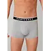 Schiesser 3-pack heren boxershorts 95/5 - Katoen - Mannen ondergoed Biologisch katoen - Elastische band - Duurzaam - Grijs