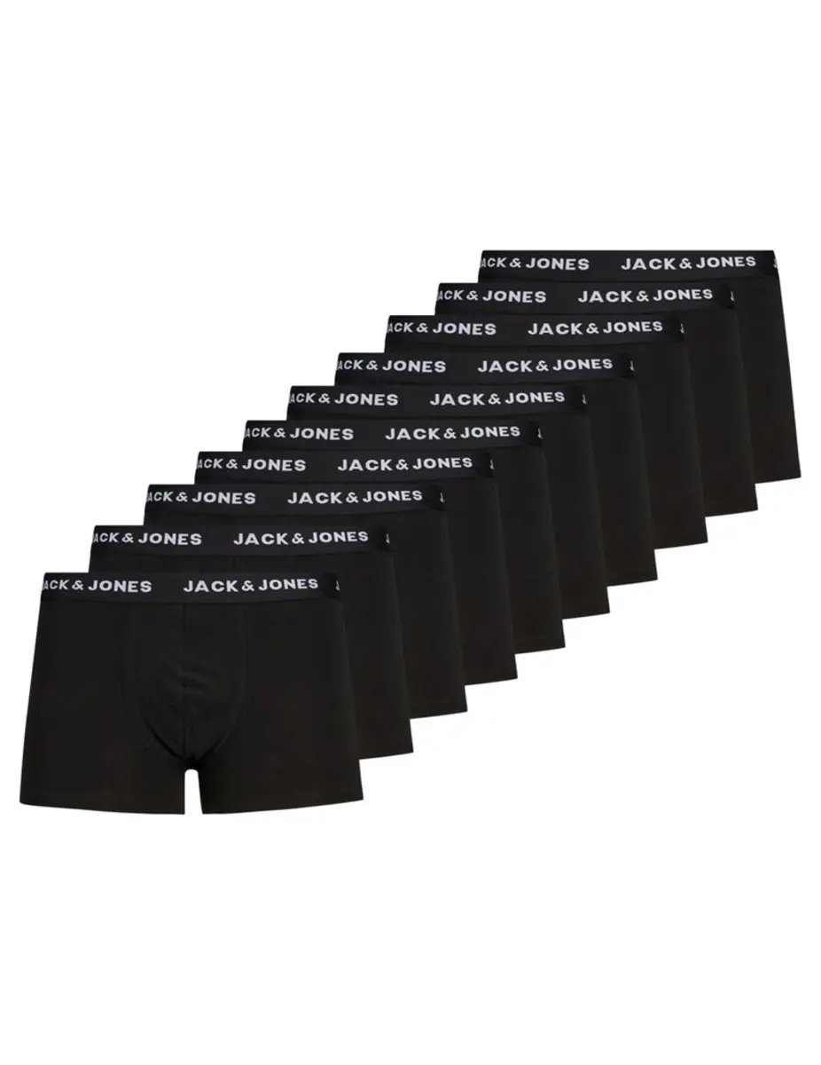 Jack and Jones 10-Pack heren boxershorts - Katoenen Multipack ondergoed heren - Voordeelverpakking