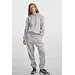 Pieces huispak dames - Lounge pak dames - Oversized jogging pak vrouwen - Lichtgrijs