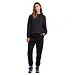 Pieces huispak dames - Lounge pak dames - Oversized jogging pak vrouwen - Zwart