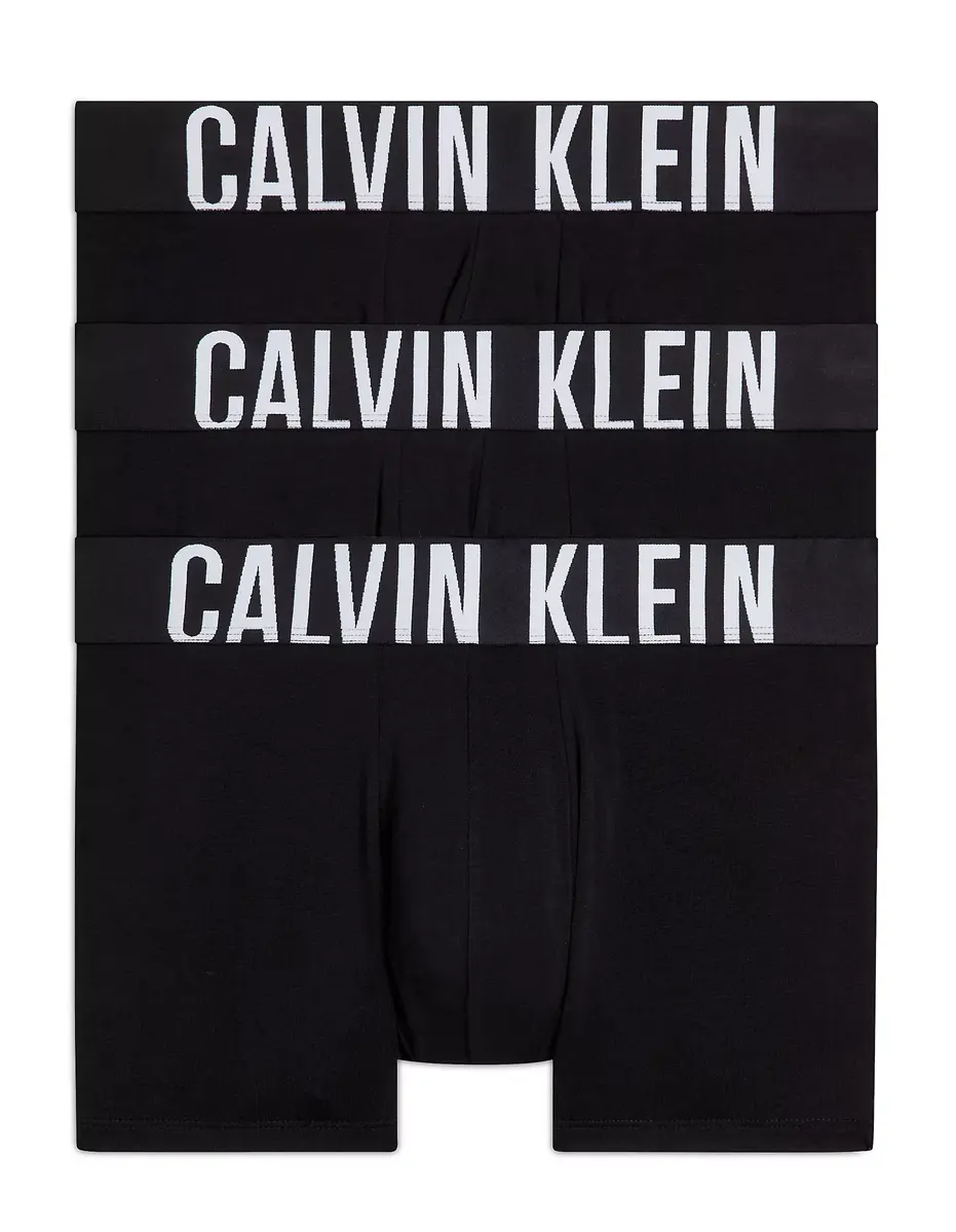 Calvin Klein 3-Pack Boxers heren - Intense Power - Biologisch katoenen heren onderbroeken zwart - Brede band Calvin Klein 3-Pack Boxers heren - Intense Power - Biologisch katoenen heren onderbroeken zwart - Brede band