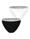 Bjorn Borg 2-pack dames slips - Core Logo - Katoenen dames onderbroeken - Elastische band