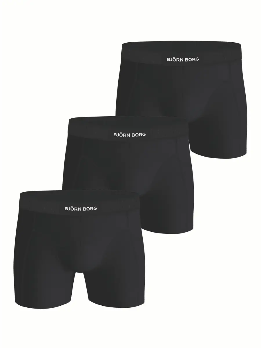 Bjorn Borg 3-pack heren boxershorts Premium Biologisch katoenen heren onderbroeken