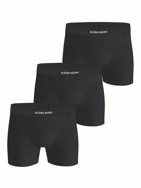 Bjorn Borg 3-pack heren boxershorts Premium Biologisch katoenen heren onderbroeken Bjorn Borg 3-pack heren boxershorts Premium Biologisch katoenen heren onderbroeken