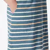 Schiesser Dames Nachthemd korte mouw "Casual stripe"