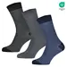 Gianvaglia Deluxe 3-paar heren sokken - Blauwe katoenen heren hoge sokken - Combi