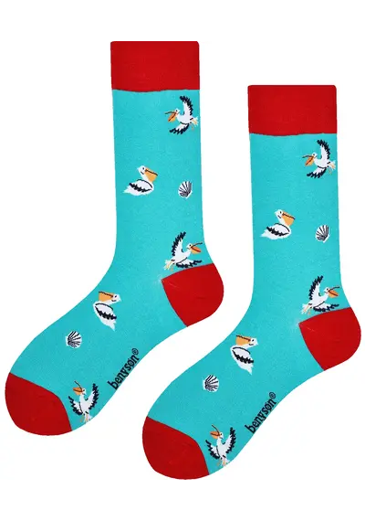 Benyson Sokken Pelicaan - Organisch katoen 1- Paar Benyson Sokken Pelicaan - Organisch katoen 1- Paar