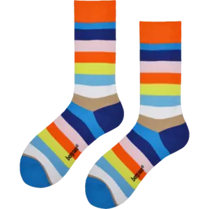 Benyson Sokken Regenboog - Organisch katoen 1- Paar - Vrolijke katoenen sokken met leuke en grappige print - Dames - Heren Benyson Sokken Regenboog - Organisch katoen 1- Paar - Vrolijke katoenen sokken met leuke en grappige print - Dames - Heren