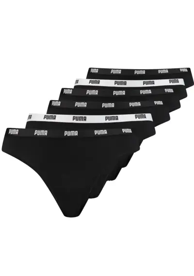 Puma 6-Pack dames strings - Katoen Puma 6-Pack dames strings - Katoen