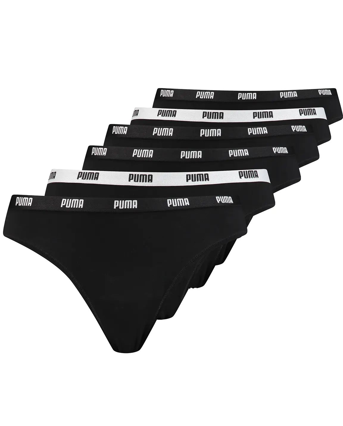 Puma 6-Pack dames strings - Katoenen strings dames multipack - Voordeelverpakking